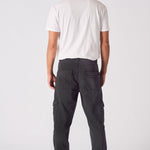 RELAXED FIT CARGO JEANS - BLACK - JMOJO - Men's Cargo Jeans