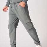 RELAXED FIT CARGO JOGGER - GREY - JMOJO - Men's Cargo Joggers