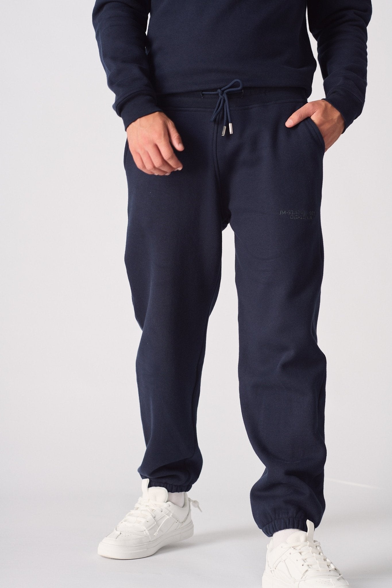 RELAXED FIT JOGGER - NAVY BLUE - JMOJO - MEN'S JOGGERS