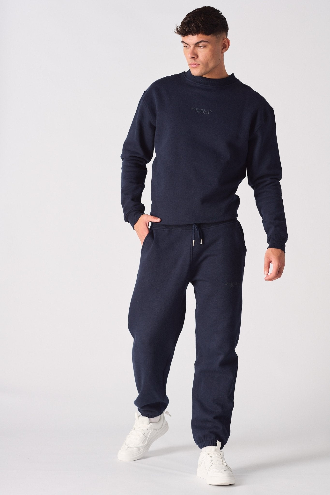 RELAXED FIT JOGGER - NAVY BLUE - JMOJO - MEN'S JOGGERS