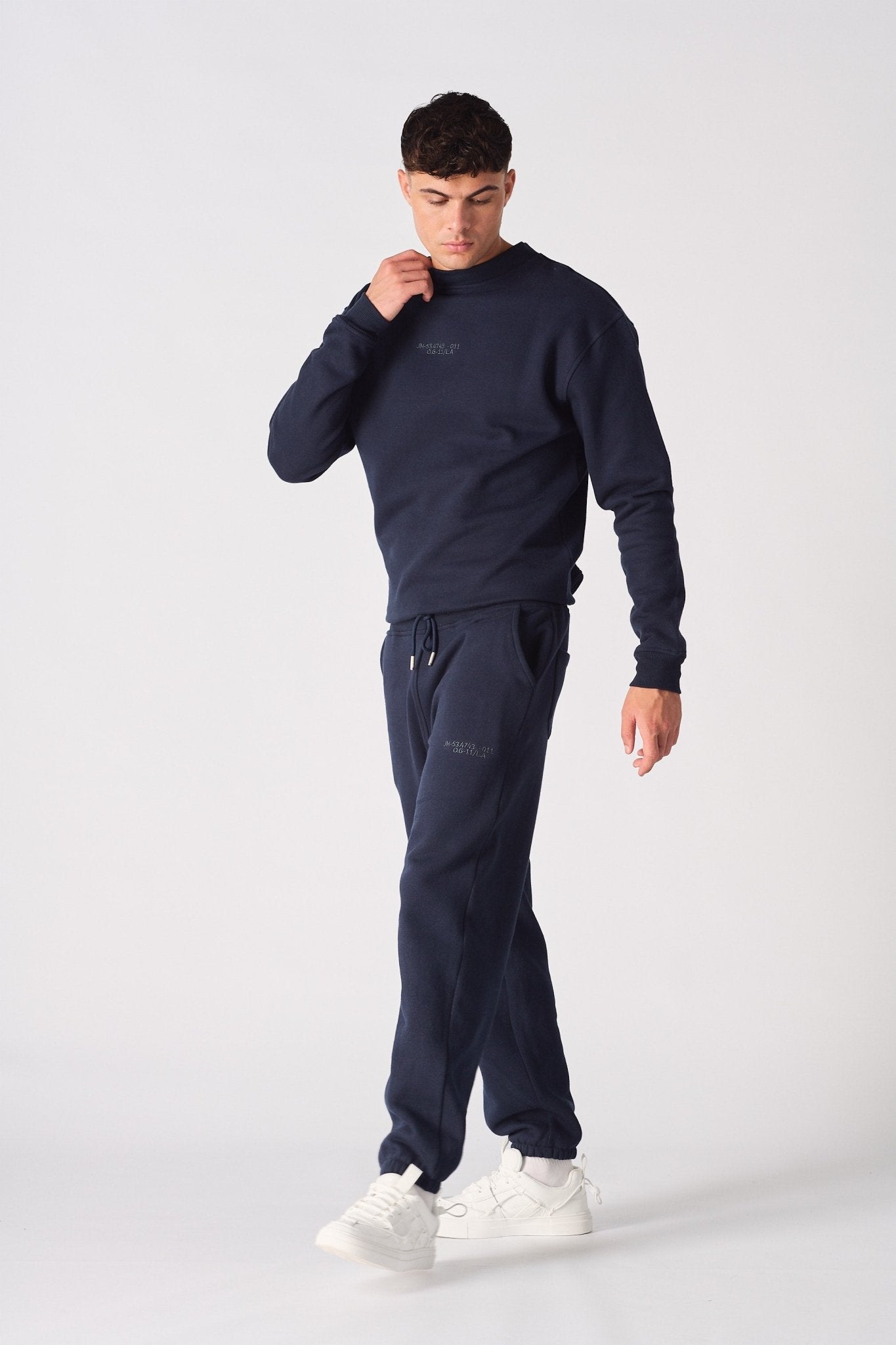 RELAXED FIT JOGGER - NAVY BLUE - JMOJO - MEN'S JOGGERS