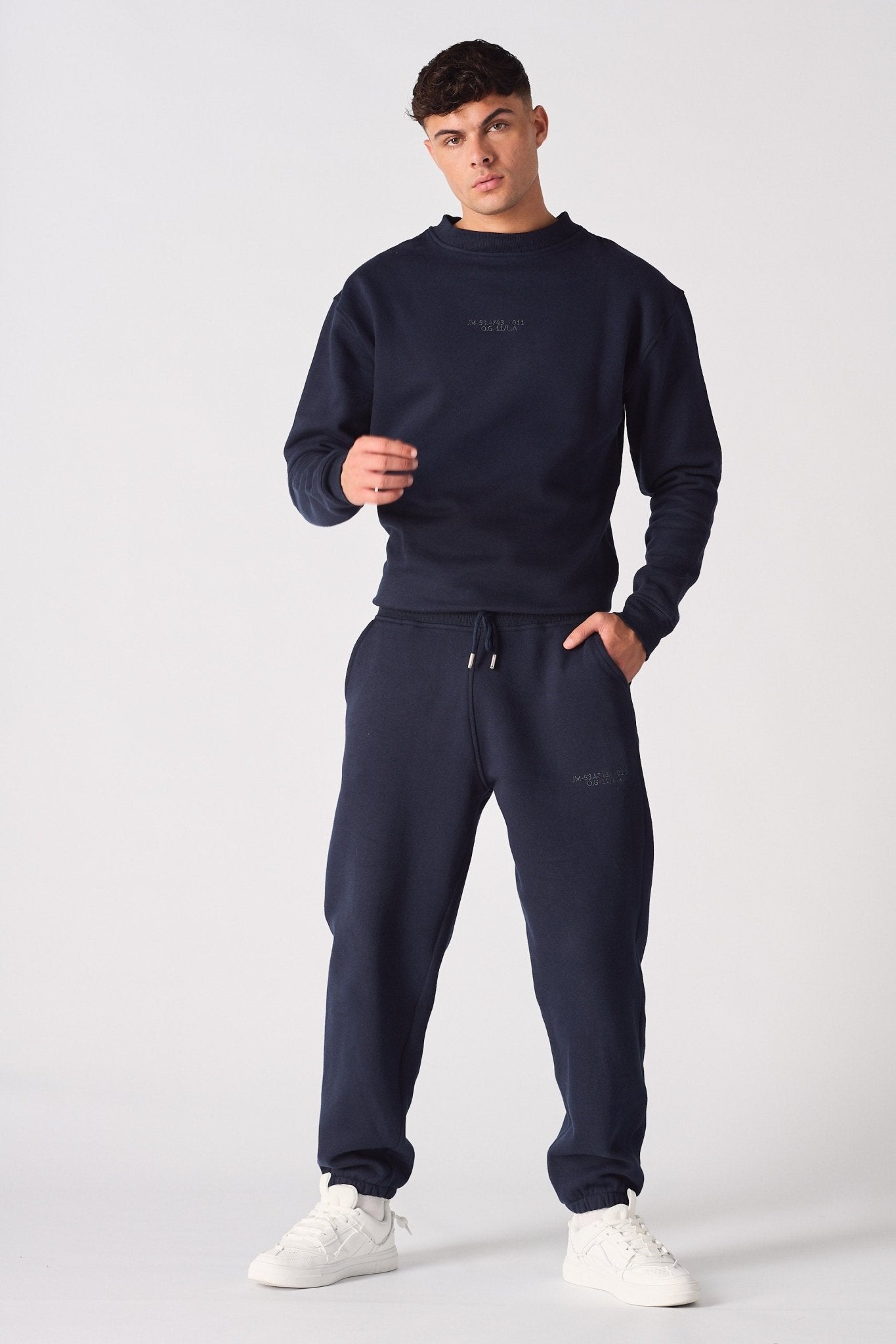 RELAXED FIT JOGGER - NAVY BLUE - JMOJO - MEN'S JOGGERS