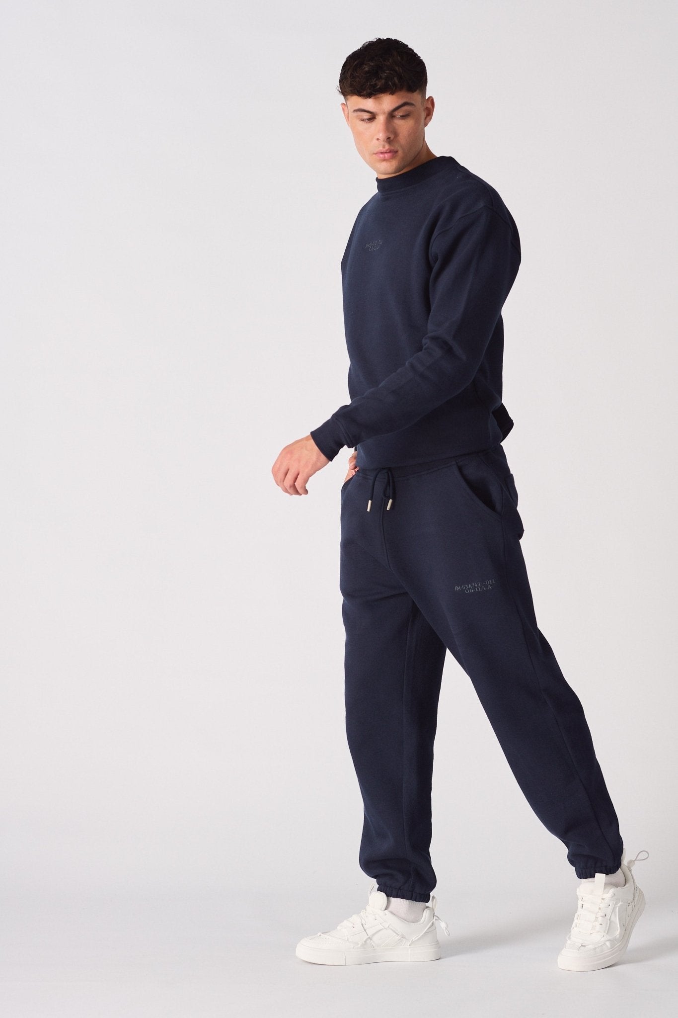 RELAXED FIT JOGGER - NAVY BLUE - JMOJO - MEN'S JOGGERS