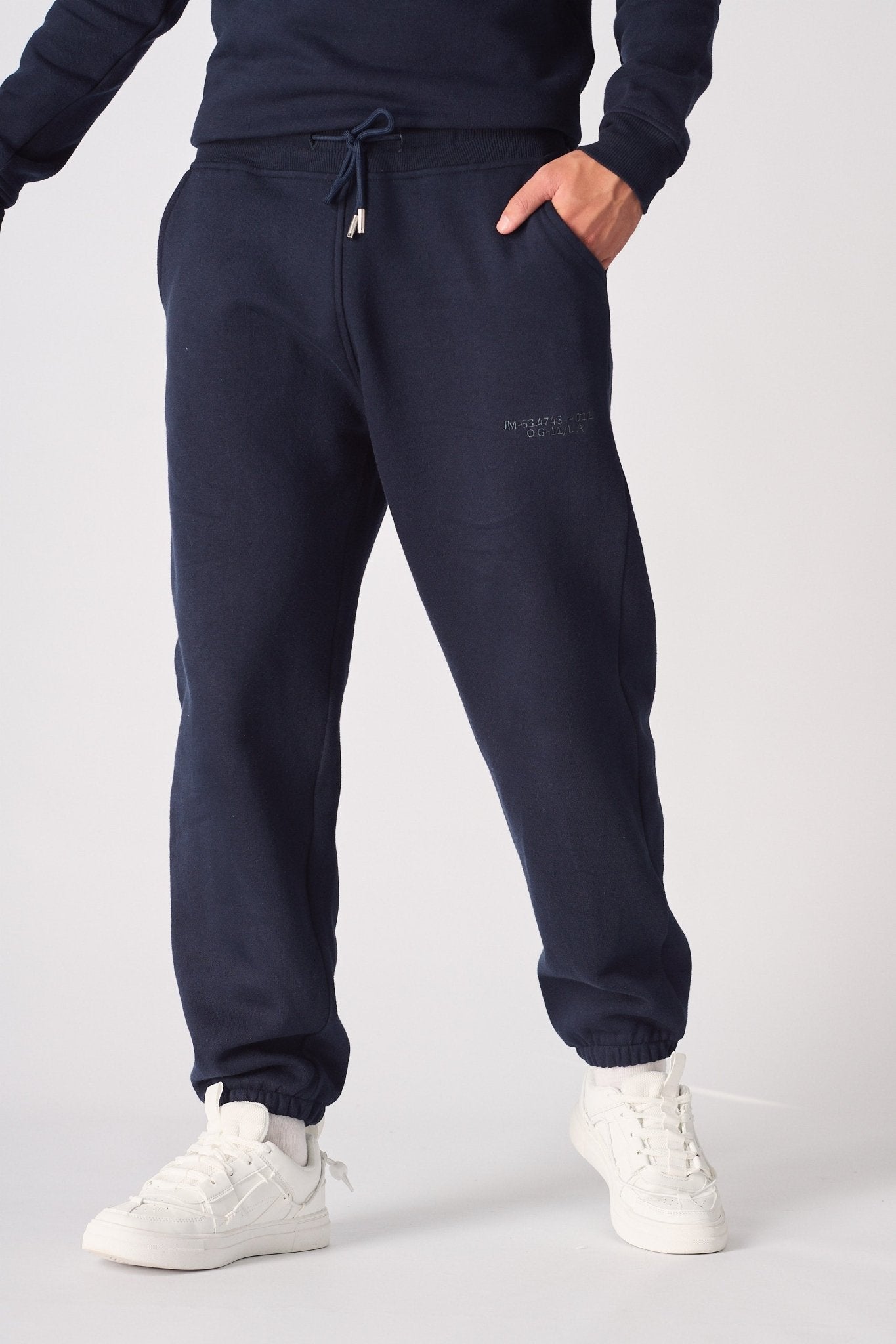 RELAXED FIT JOGGER - NAVY BLUE - JMOJO - MEN'S JOGGERS