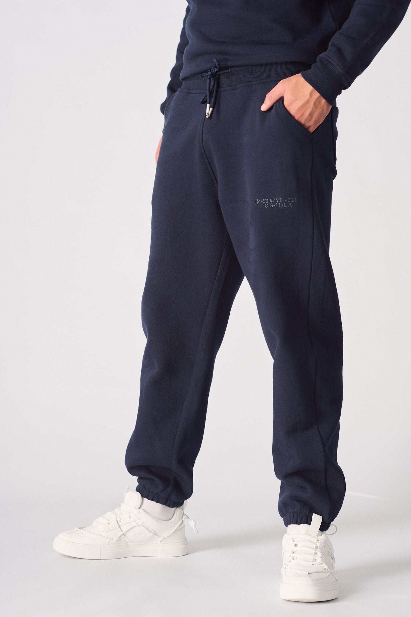 RELAXED FIT JOGGER - NAVY BLUE - JMOJO - MEN'S JOGGERS
