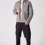 RIPSTOP CARGO JACKET - GREY - JMOJO - Men's Cargo Jackets