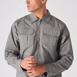 RIPSTOP CARGO JACKET - GREY - JMOJO - Men's Cargo Jackets