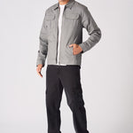 RIPSTOP CARGO JACKET - GREY - JMOJO - Men's Cargo Jackets