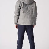 RIPSTOP PUFFER JACKET - GREY - JMOJO - Men's Puffer Jackets