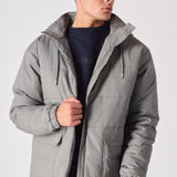 RIPSTOP PUFFER JACKET - GREY - JMOJO - Men's Puffer Jackets