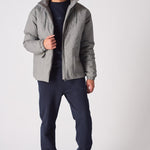 RIPSTOP PUFFER JACKET - GREY - JMOJO - Men's Puffer Jackets