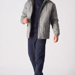 RIPSTOP PUFFER JACKET - GREY - JMOJO - Men's Puffer Jackets