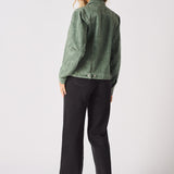 Sage Denim Trucker Jacket – Pearl Green - JMOJO - Women's Denim Jackets