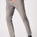 SANDRIDGE Slim Fit Stretch Chino Pants - Charcoal Grey - JMOJO - Men's Chino Trousers