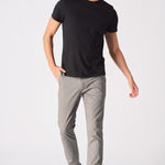 SANDRIDGE Slim Fit Stretch Chino Pants - Charcoal Grey - JMOJO - Men's Chino Trousers