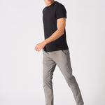 SANDRIDGE Slim Fit Stretch Chino Pants - Charcoal Grey - JMOJO - Men's Chino Trousers
