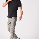 SANDRIDGE Slim Fit Stretch Chino Pants - Charcoal Grey - JMOJO - Men's Chino Trousers
