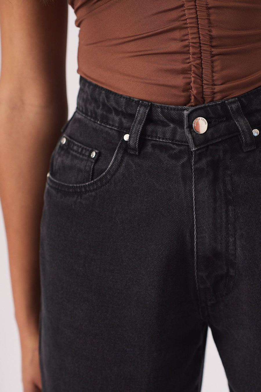 Selma Longline Denim Jorts – Black - JMOJO - Women's Denim Shorts