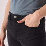 SKINNY FIT JEANS - BLACK - JMOJO - Men's Skinny Jeans