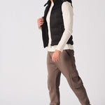 SLEEVLESS PUFFER JACKET - BLACK - JMOJO - Men's Puffer Jackets