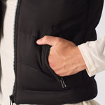 SLEEVLESS PUFFER JACKET - BLACK - JMOJO - Men's Puffer Jackets