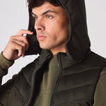SLEEVLESS PUFFER JACKET - GREEN - JMOJO - Men's Puffer Jackets