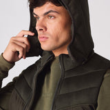 SLEEVLESS PUFFER JACKET - GREEN - JMOJO - Men's Puffer Jackets