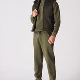 SLEEVLESS PUFFER JACKET - GREEN - JMOJO - Men's Puffer Jackets