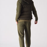 SLEEVLESS PUFFER JACKET - GREEN - JMOJO - Men's Puffer Jackets