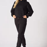 Solvi Regular Pullover Hoodie – Black - JMOJO - WOMEN'S HOODIES
