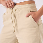 STRAIGHT LEG CARGO TROUSERS - BEIGE - JMOJO - Women's Straight Leg Cargo Trouser