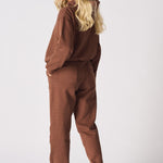 TAPERED JOGGERS - BROWN - JMOJO - WOMEN'S JOGGERS