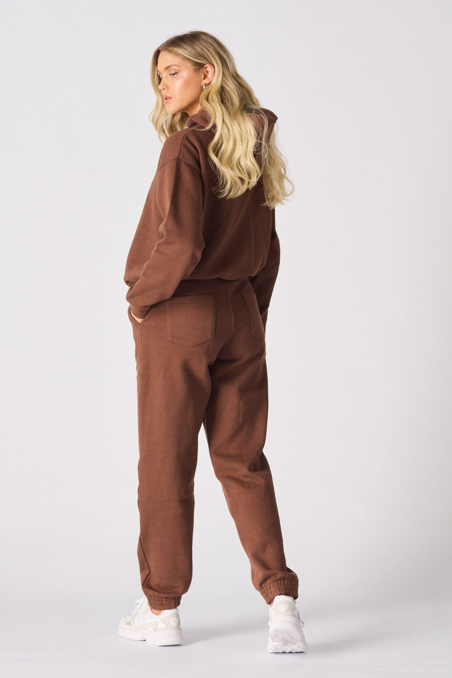 TAPERED JOGGERS - BROWN - JMOJO - WOMEN'S JOGGERS