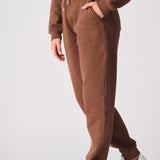 TAPERED JOGGERS - BROWN - JMOJO - WOMEN'S JOGGERS