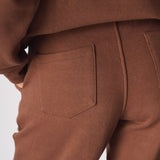 TAPERED JOGGERS - BROWN - JMOJO - WOMEN'S JOGGERS