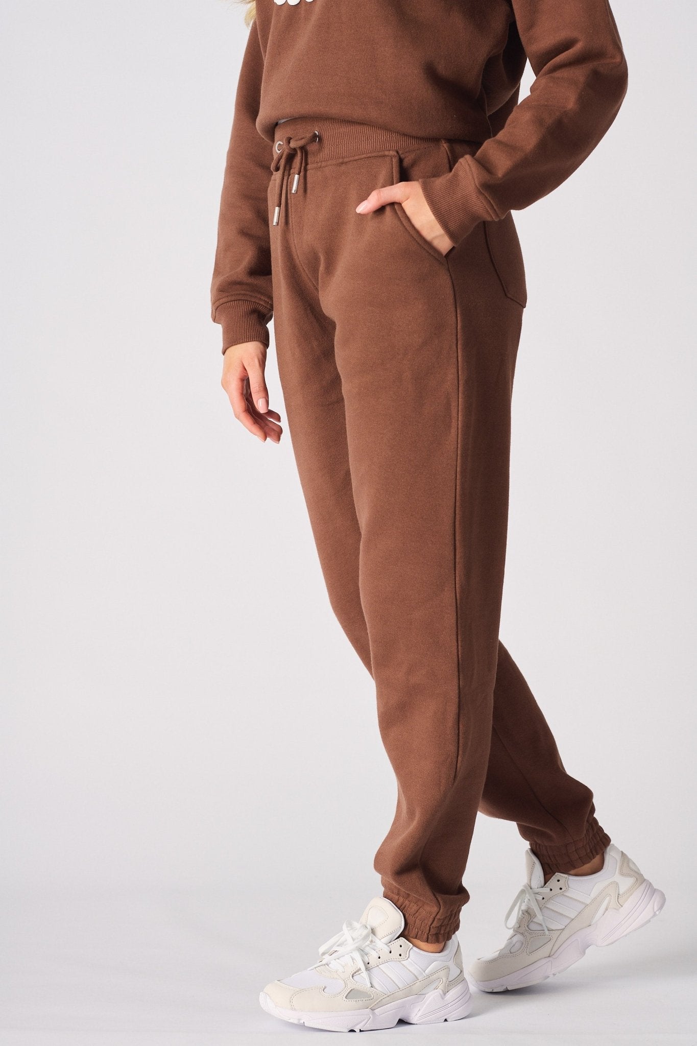 TAPERED JOGGERS - BROWN - JMOJO - WOMEN'S JOGGERS