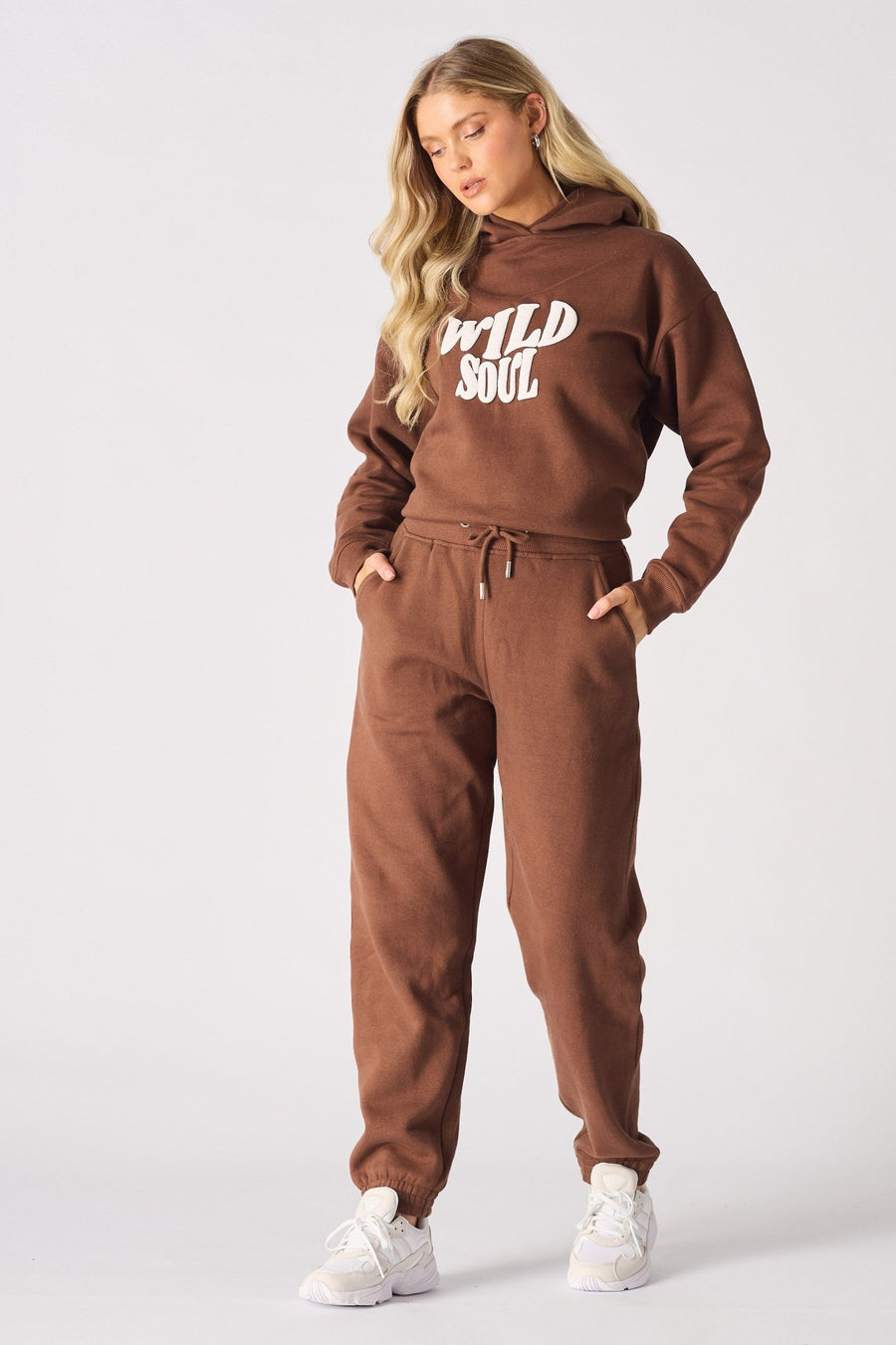 TAPERED JOGGERS - BROWN - JMOJO - WOMEN'S JOGGERS