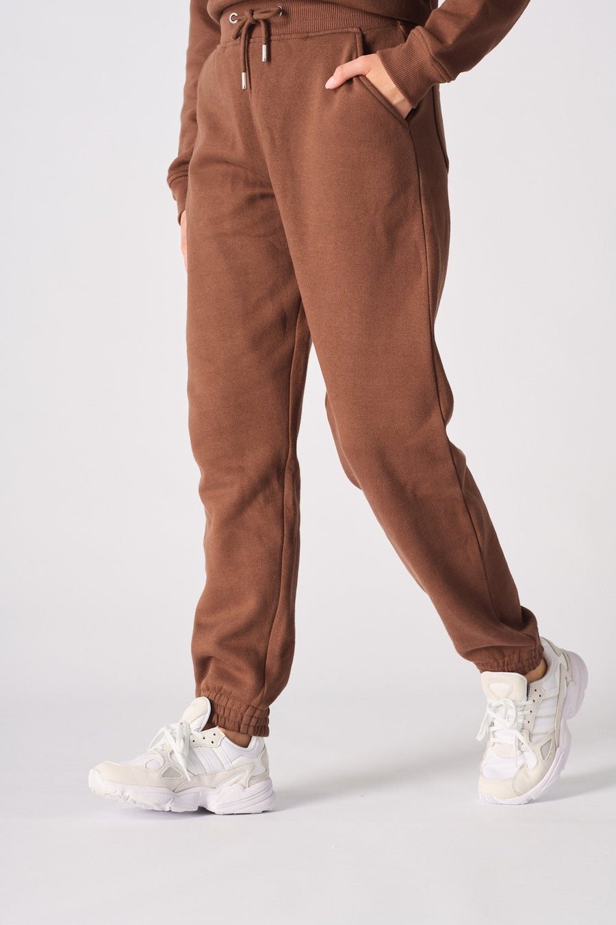 TAPERED JOGGERS - BROWN - JMOJO - WOMEN'S JOGGERS