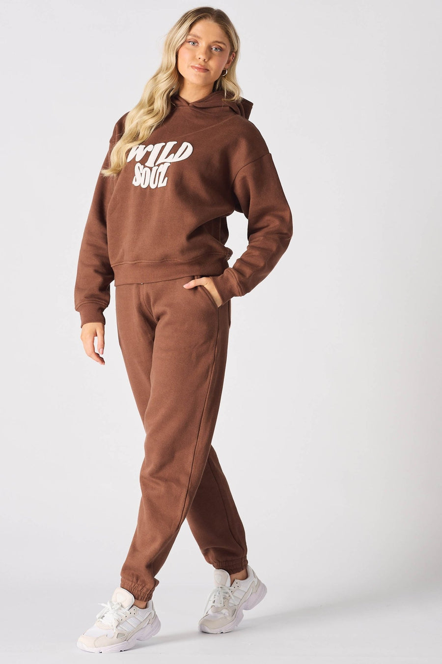 TAPERED JOGGERS - BROWN - JMOJO - WOMEN'S JOGGERS