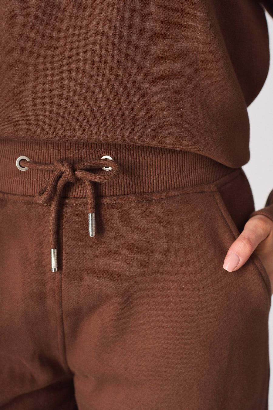 TAPERED JOGGERS - BROWN - JMOJO - WOMEN'S JOGGERS
