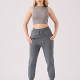 TAPERED JOGGERS - GREY - JMOJO - WOMEN'S JOGGERS
