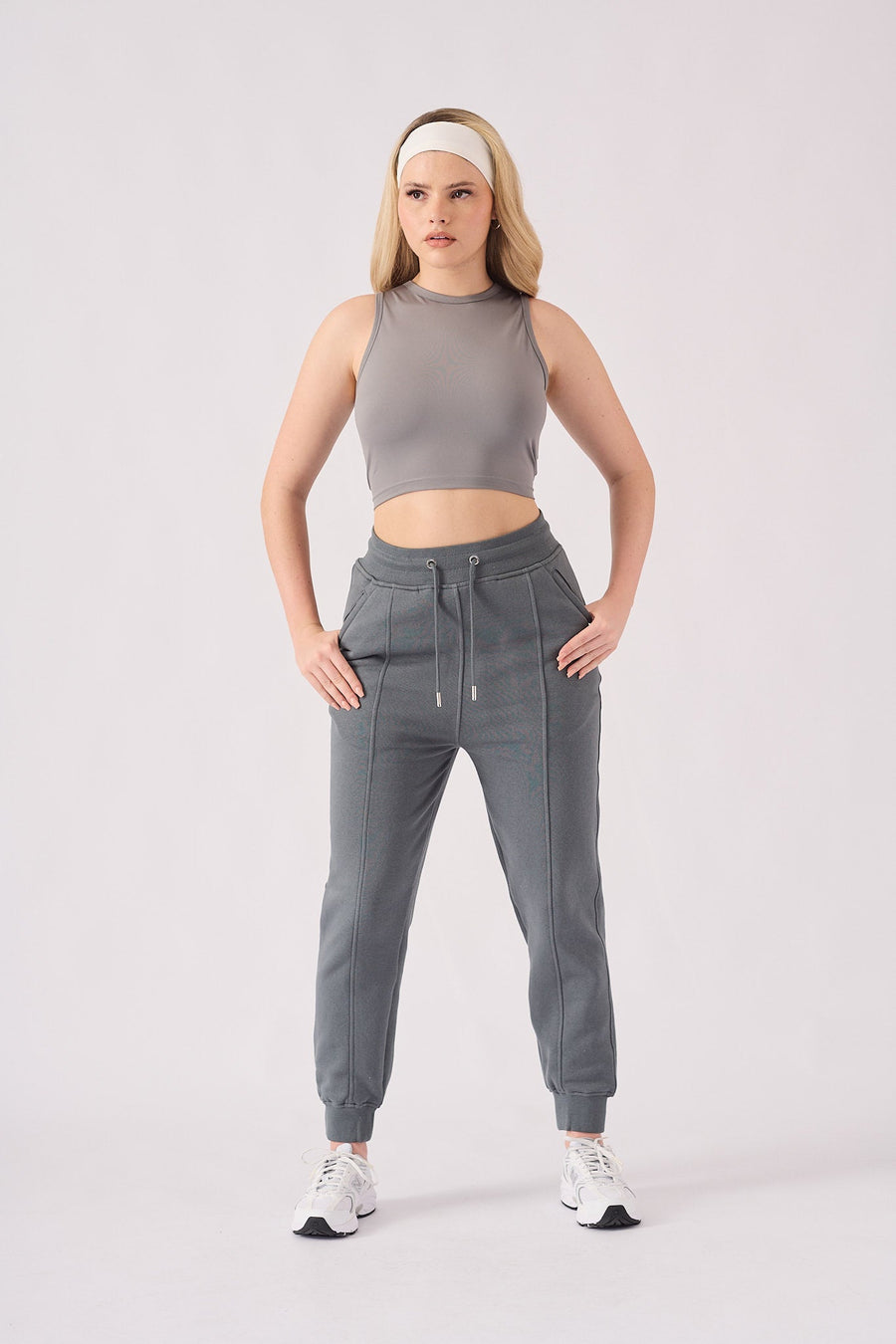 TAPERED JOGGERS - GREY - JMOJO - WOMEN'S JOGGERS