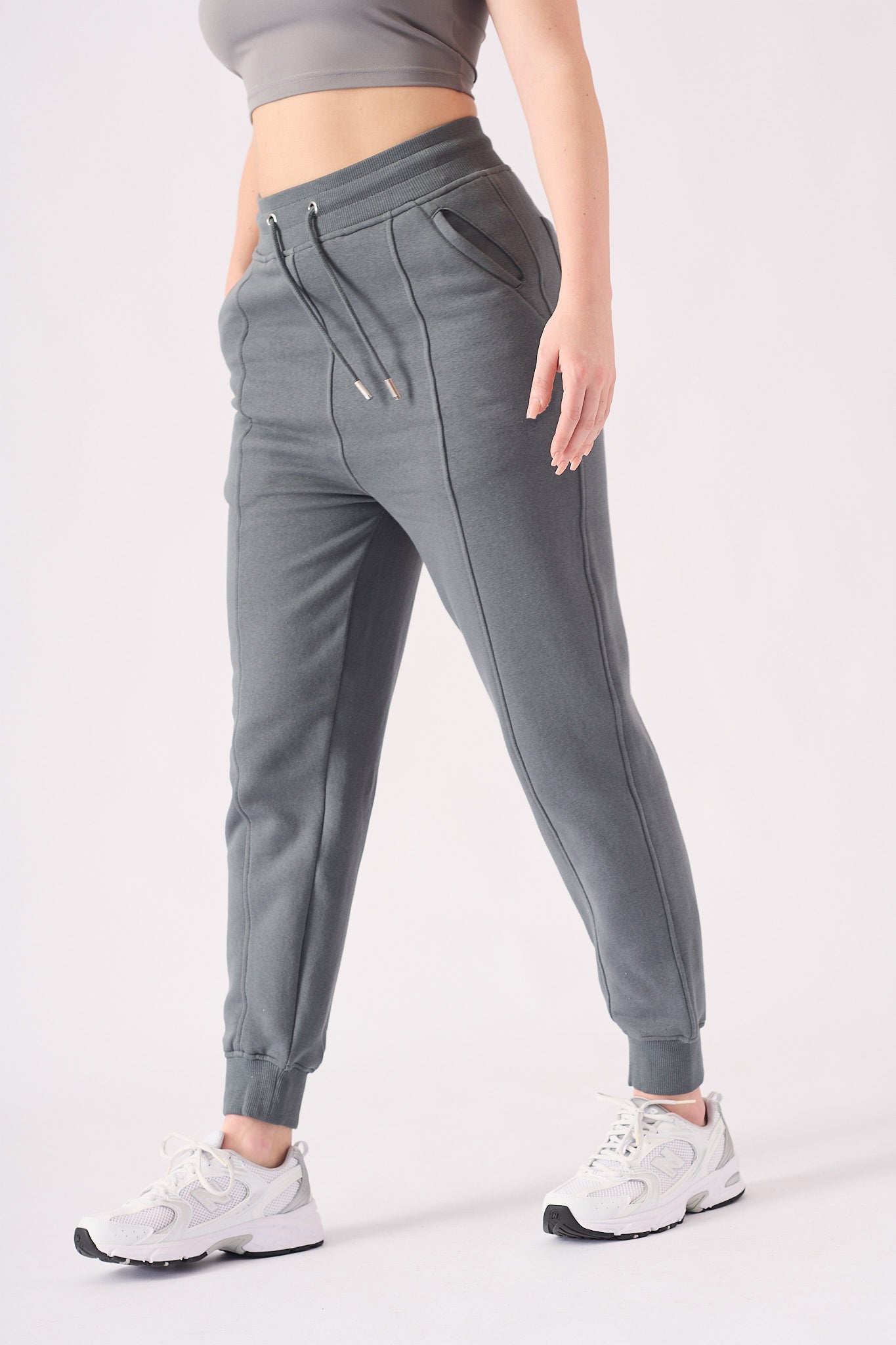 TAPERED JOGGERS - GREY - JMOJO - WOMEN'S JOGGERS