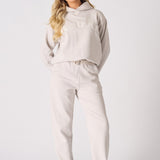TAPERED JOGGERS - STONE - JMOJO - WOMEN'S JOGGERS