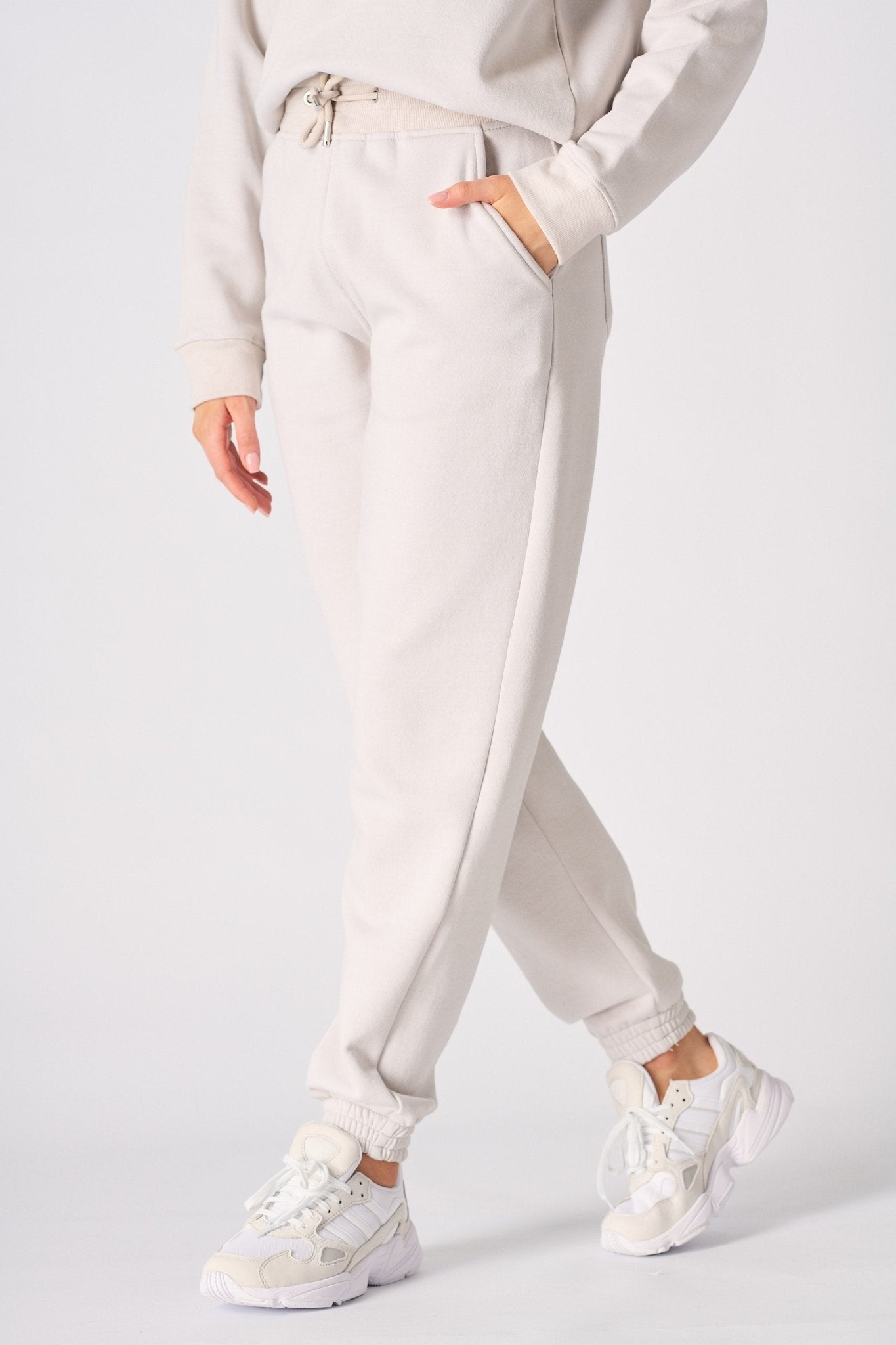 TAPERED JOGGERS - STONE - JMOJO - WOMEN'S JOGGERS