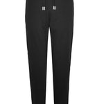 Front view of the women's tapered joggers laid flat