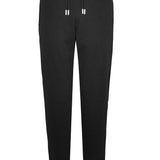Front view of the women's tapered joggers laid flat