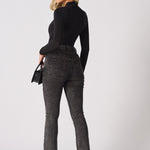Thalia Long Sleeve High Neck Bodysuit – Black - JMOJO - Women's bodysuit