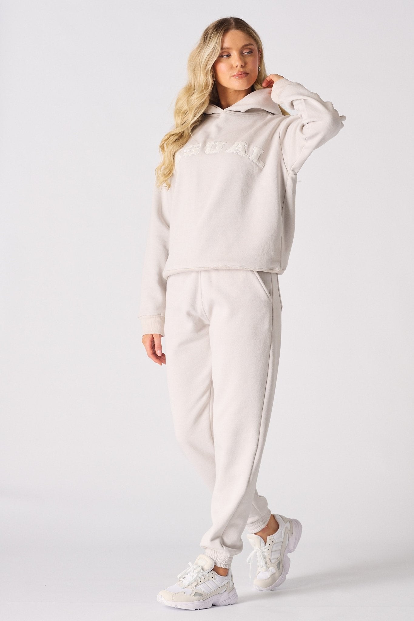 Vanya Pullover Hoodie – Stone - JMOJO - WOMEN'S HOODIES