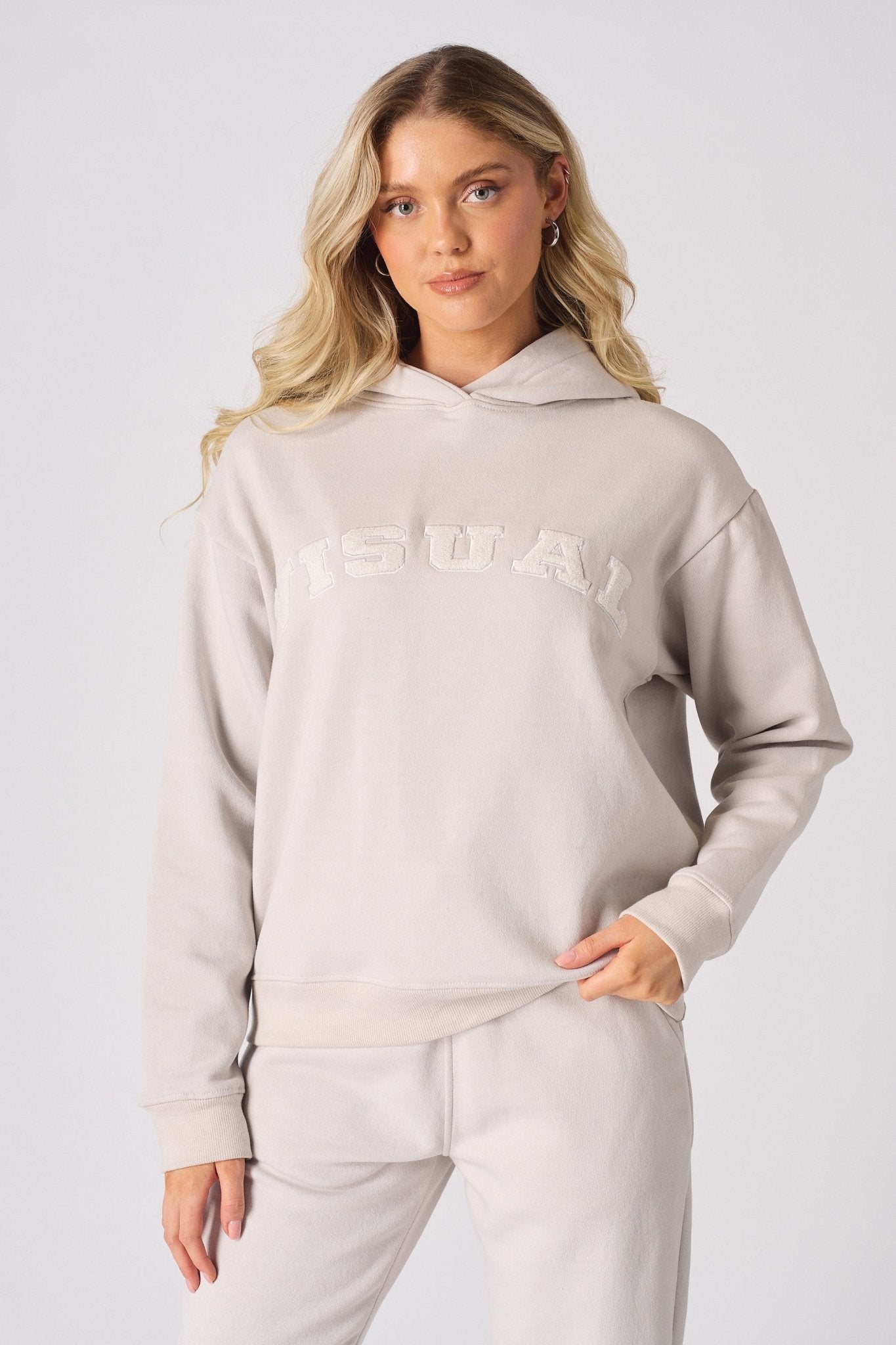 Vanya Pullover Hoodie – Stone - JMOJO - WOMEN'S HOODIES